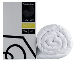 Habitat Platinum Down 10.5 Tog Duvet - Double.